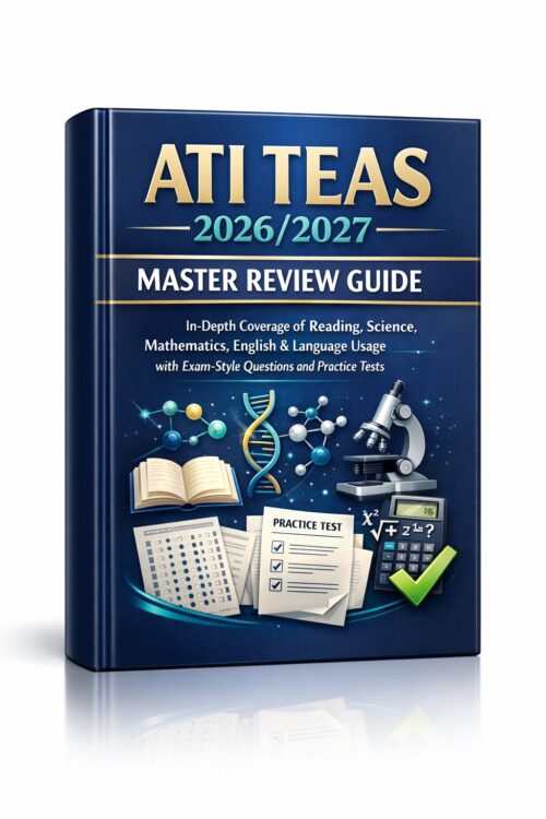 Create a premiu (90) ATI TEAS 2026/2027 Master Review Guide: Reading, Science, Math, English Practice Tests & Exam Questions