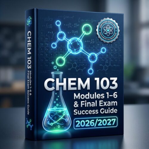 Create a premiu (97) CHEM 103 Modules 1–6 & Final Exam Success Guide 2026/2027: Test Bank Review & Practice Exams