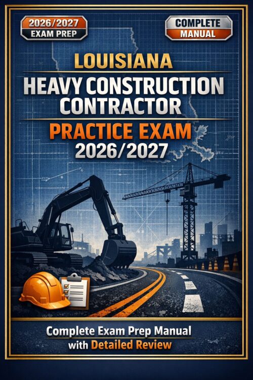 Create a premiu (98) Louisiana Heavy Construction Contractor Practice Exam 2026/2027 Complete Exam Prep Manual