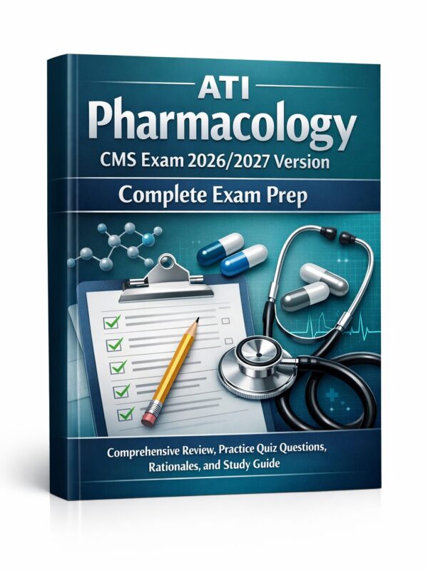 Create a profes (82) ATI Pharmacology CMS Exam 2026/2027 Comprehensive Review Manual
