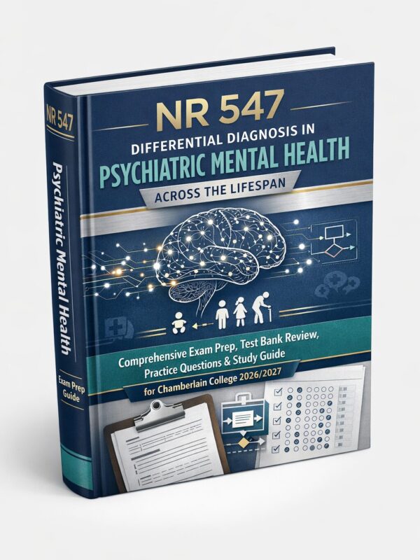 Create a realis (1) NR 547 Psychiatric Mental Health Exam Prep 2026/2027 with Test Bank Review