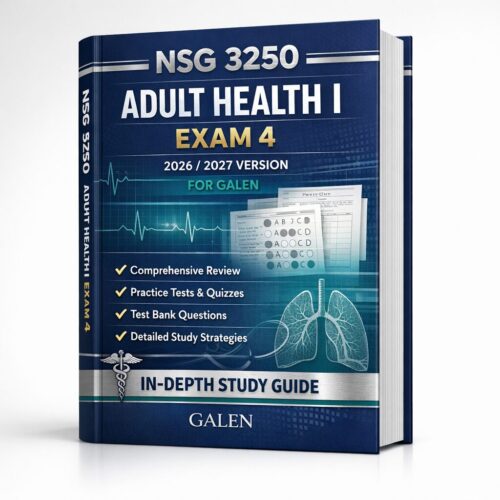 Create a realis (3) NSG 3250 Adult Health I Exam 4 Study Guide 2026/2027 with Practice Tests
