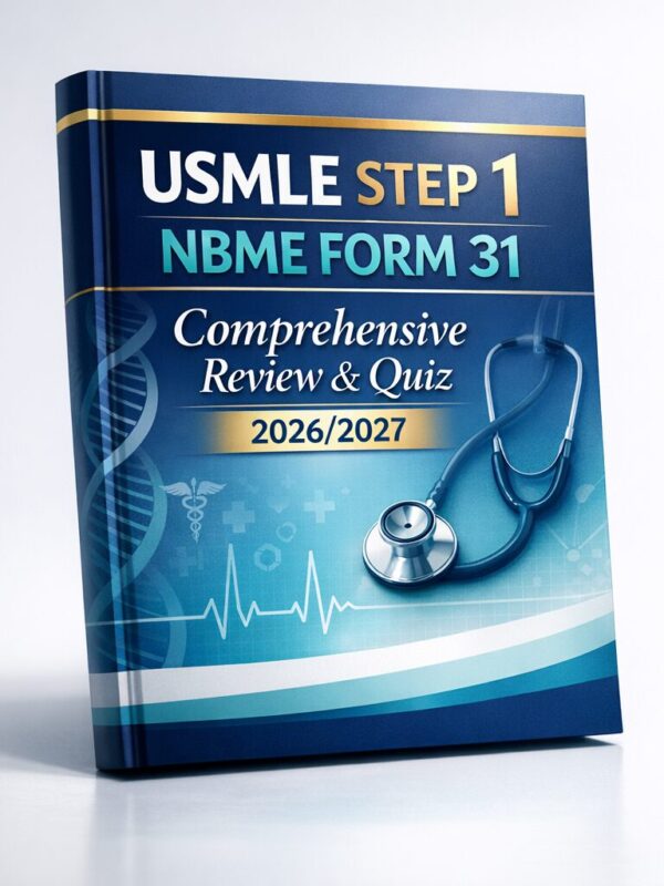 Create a realis (7) USMLE Step 1 NBME Form 31 Comprehensive Review & Quiz 2026/2027