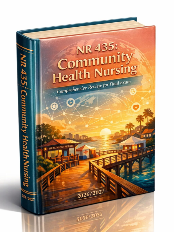 Create a unique (11) NR 435 Community Health Nursing Comprehensive Final Exam Review Guide 2026/2027