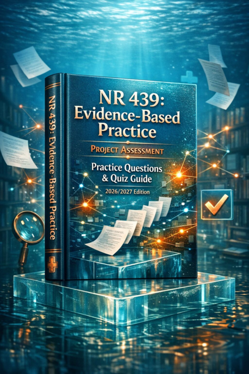 NR 439 Evidence-Based Practice Project Assessment Practice Questions & Quiz Guide 2026/2027