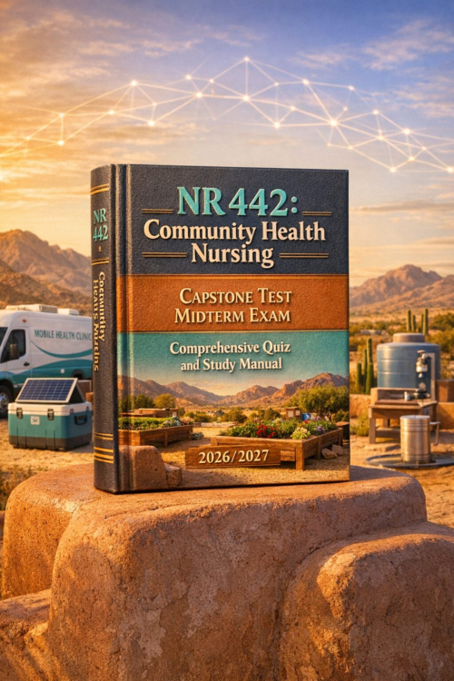 NR 442 Community Health Nursing Capstone Test Midterm Exam Quiz and Study Manual 2026/2027