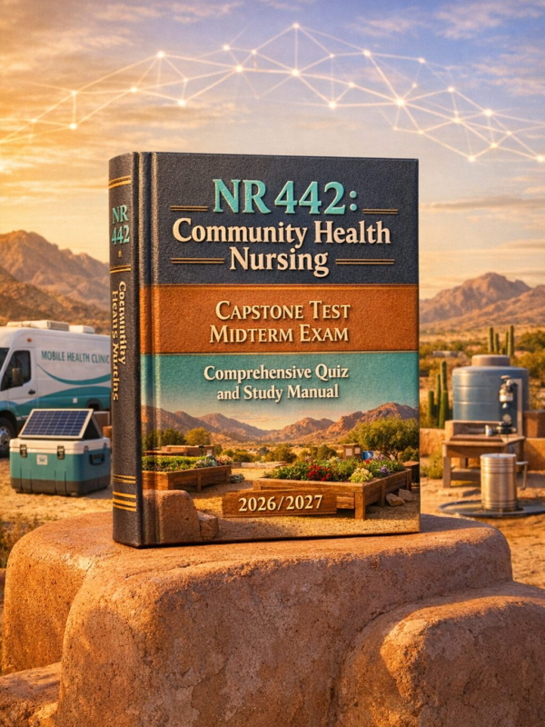 NR 442 Community Health Nursing Capstone Test Midterm Exam Quiz and Study Manual 2026/2027