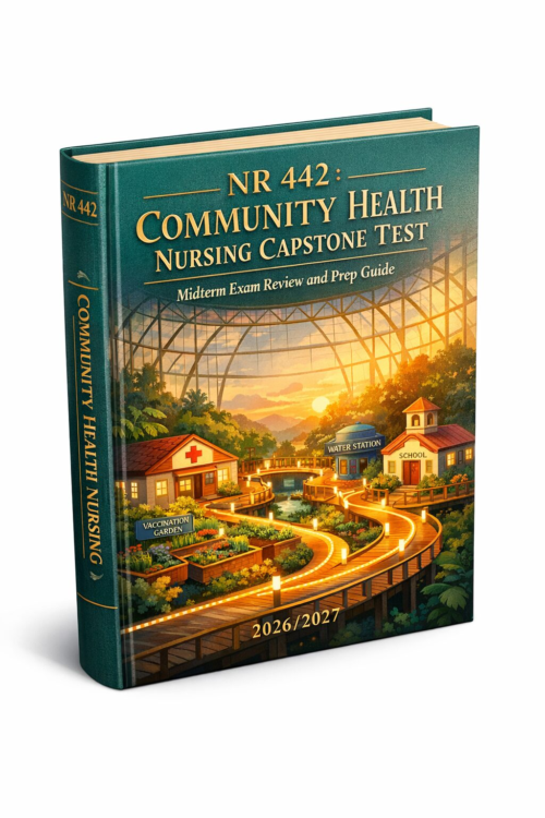 NR 442 Community Health Nursing Capstone Test Midterm Exam Review & Prep Guide 2026/2027