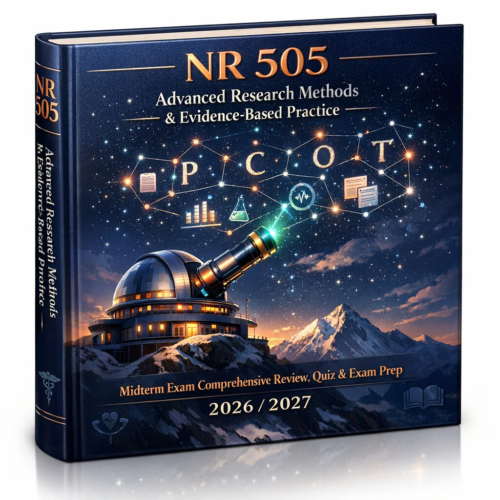 NR 505 Advanced Research Methods & Evidence-Based Practice Midterm Exam Review, Quiz & Prep 2026/2027
