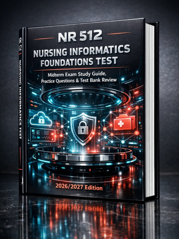 Create a unique (32) NR 512 Nursing Informatics Foundations Midterm Exam Study Guide, Practice Questions & Test Bank Review 2026/2027
