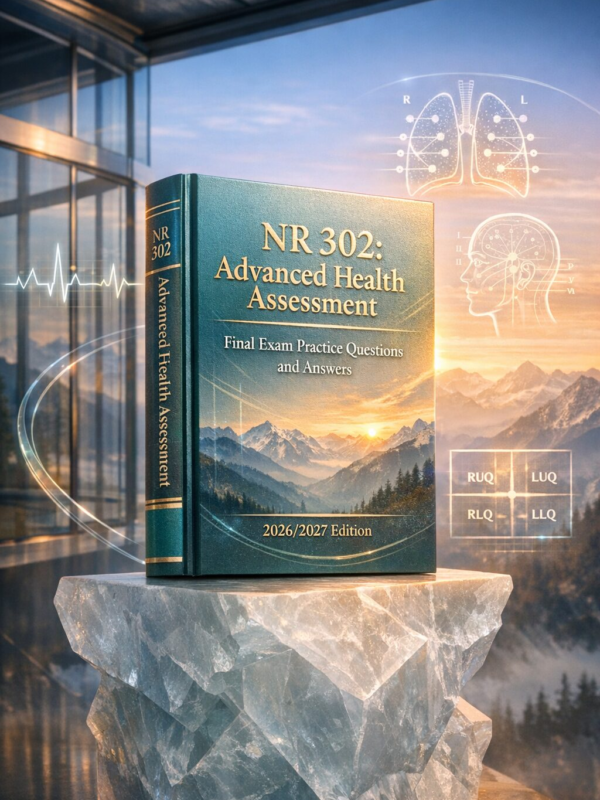 NR 302 Advanced Health Assessment Final Exam Practice Questions & Answers 2026/2027