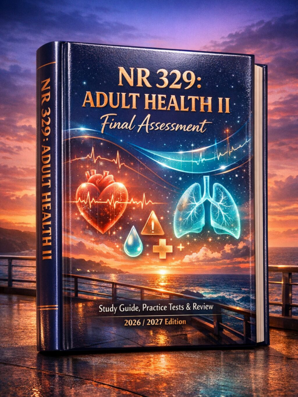 NR 329 Adult Health II Final Assessment Study Guide, Practice Tests & Review 2026/2027