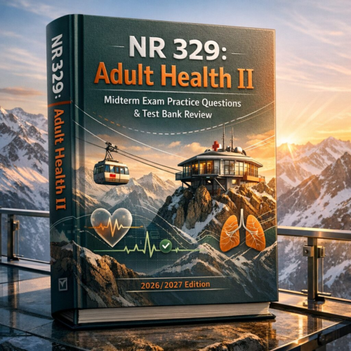 NR 329 Adult Health II Midterm Exam Practice Questions & Test Bank Review 2026/2027