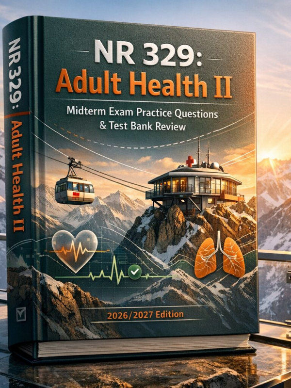 NR 329 Adult Health II Midterm Exam Practice Questions & Test Bank Review 2026/2027