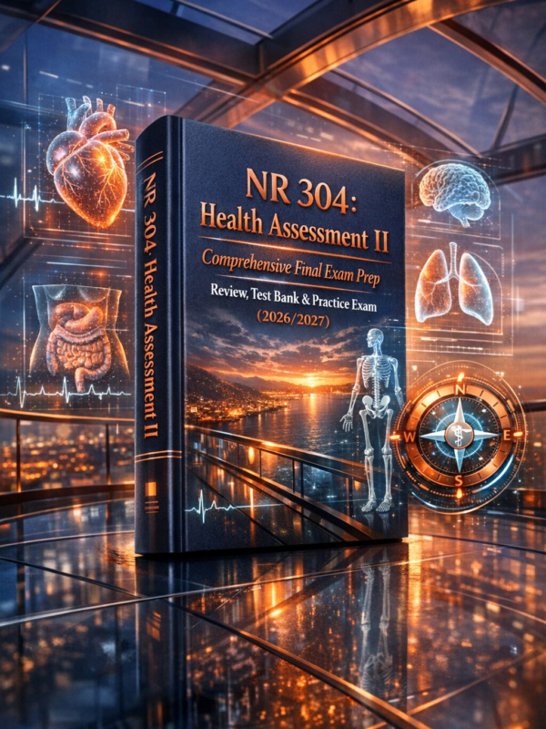 NR 304 Health Assessment II Final Exam Prep: Review, Test Bank & Practice Exam 2026/2027
