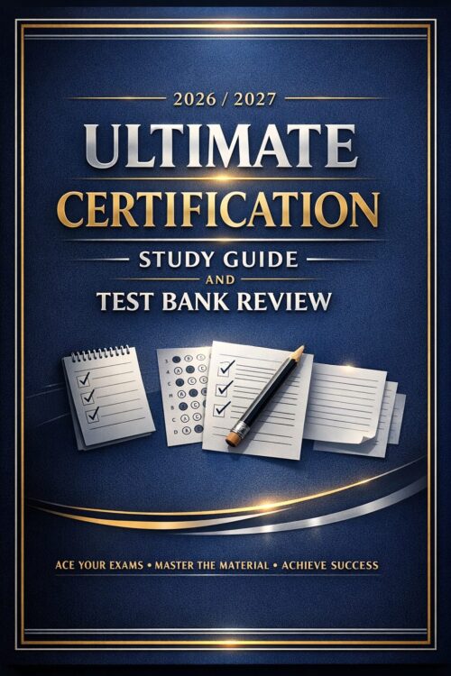 Design a premiu (5) Ultimate Certification Study Guide and Test Bank Review
