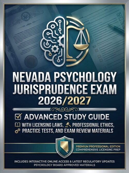 Design a premiu (9) Nevada Psychology Jurisprudence Exam 2026/2027 Advanced Study Guide & Licensing Review