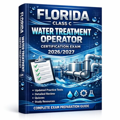 Premium 3D book (2) Florida Class C Water Treatment Operator Certification Exam 2026/2027 Complete Prep Guide