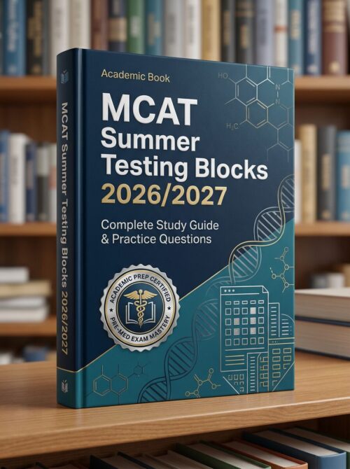 MCAT Summer Testing Blocks 2026/2027: Complete Study Guide & Practice Questions