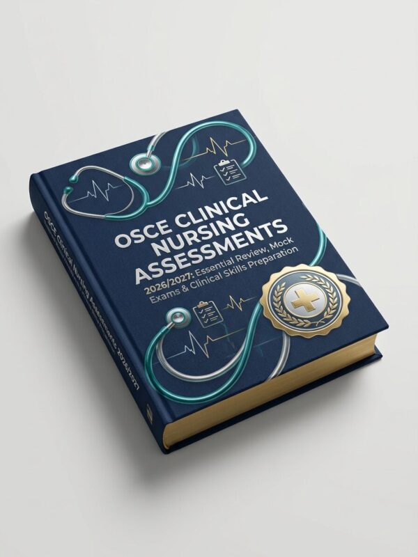 Premium 3D port (12) OSCE Clinical Nursing Assessments 2026/2027: Essential Review, Mock Exams & Clinical Skills Preparation