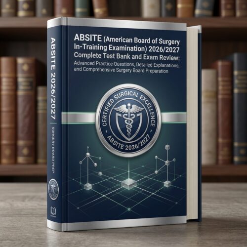 Premium 3D port (9) ABSITE (American Board of Surgery In-Training Examination) 2026/2027 Complete Test Bank and Exam Review