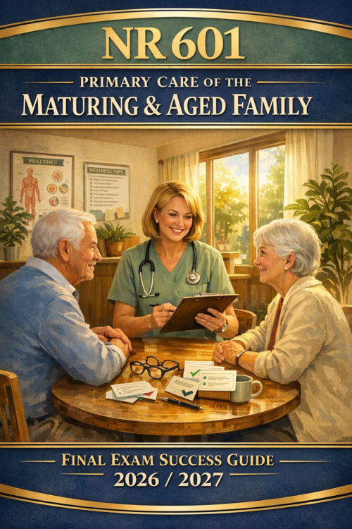NR 601 Primary Care of the Maturing & Aged Family Final Exam Success Guide 2026/2027