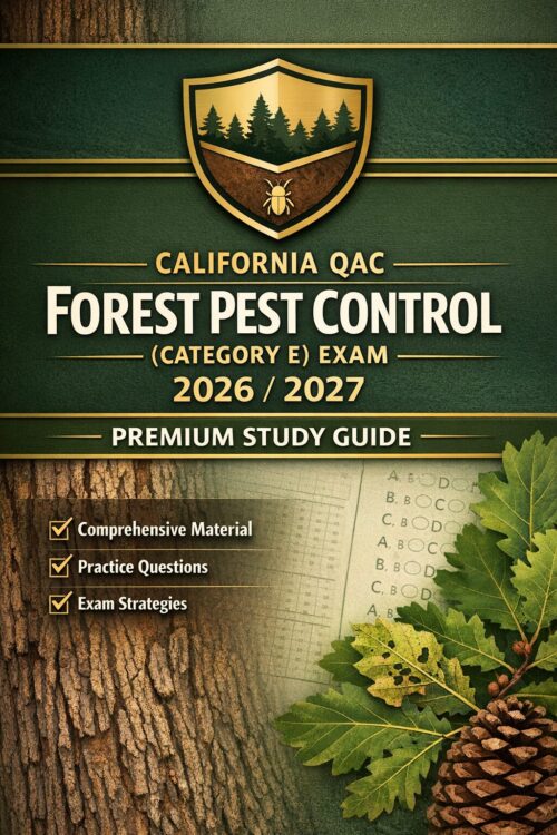 Premium certifi (1) California QAC Forest Pest Control (Category E) Exam 2026/2027 Advanced Study Guide