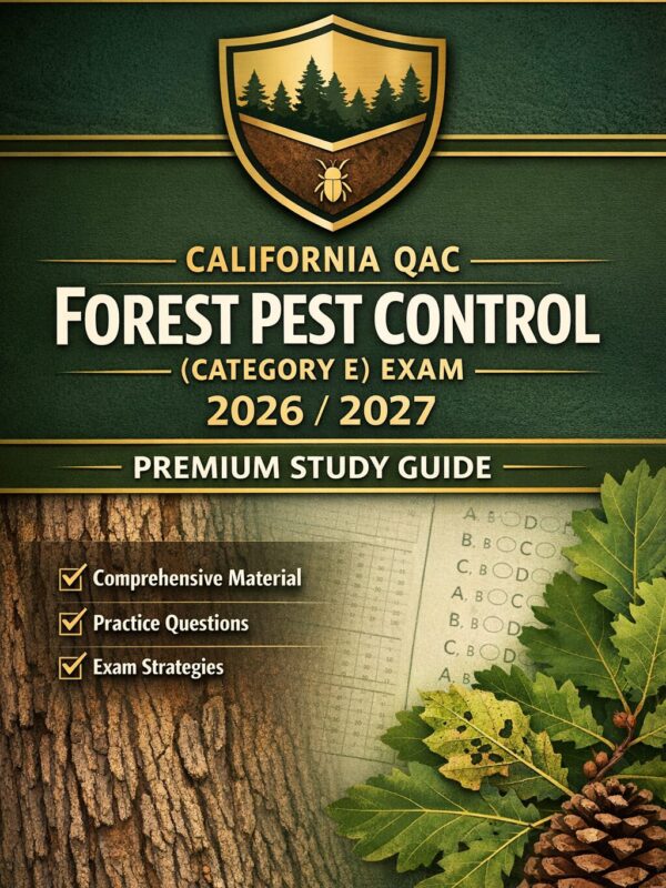 Premium certifi (1) California QAC Forest Pest Control (Category E) Exam 2026/2027 Advanced Study Guide