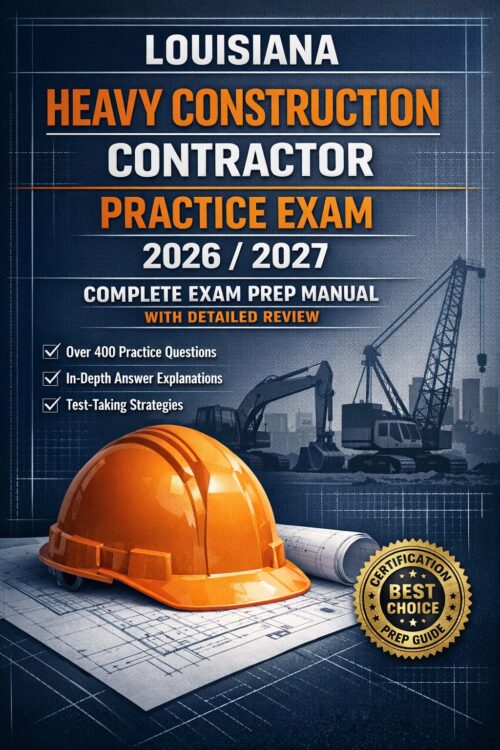 Premium constru (1) Louisiana Heavy Construction Contractor Practice Exam 2026/2027 Complete Exam Prep Manual
