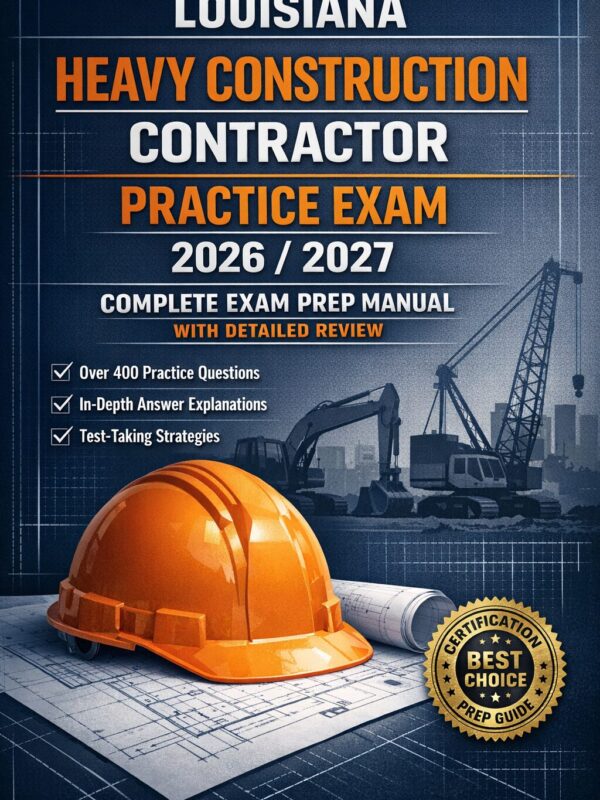 Premium constru (1) Louisiana Heavy Construction Contractor Practice Exam 2026/2027 Complete Exam Prep Manual