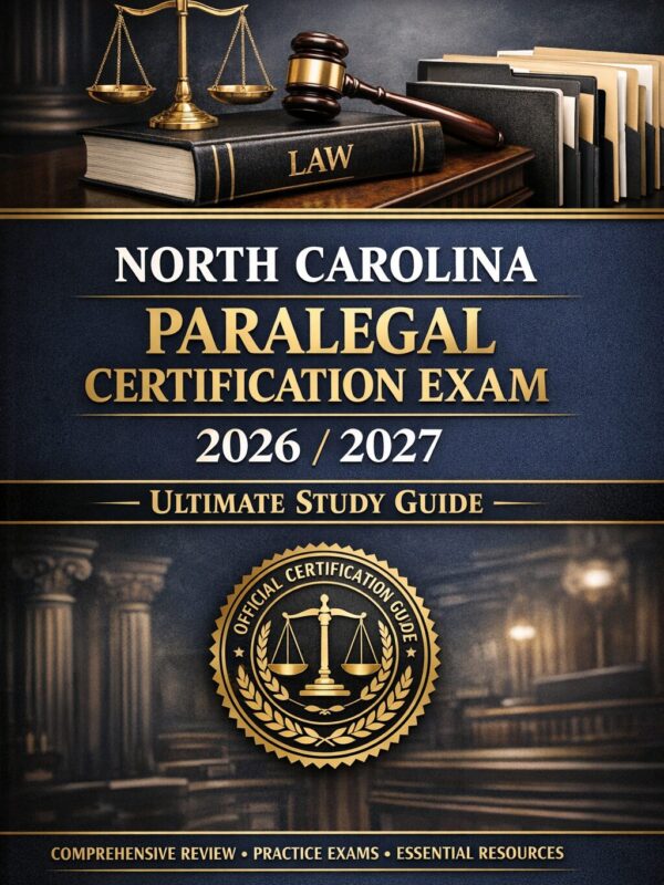 Premium legal c North Carolina Paralegal Certification Exam 2026/2027 Ultimate Study Guide