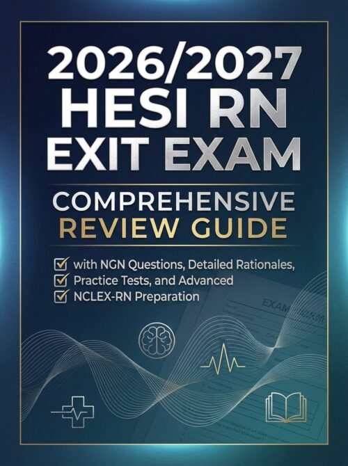 Premium modern HESI RN Exit Exam Comprehensive Review Guide with NGN Questions