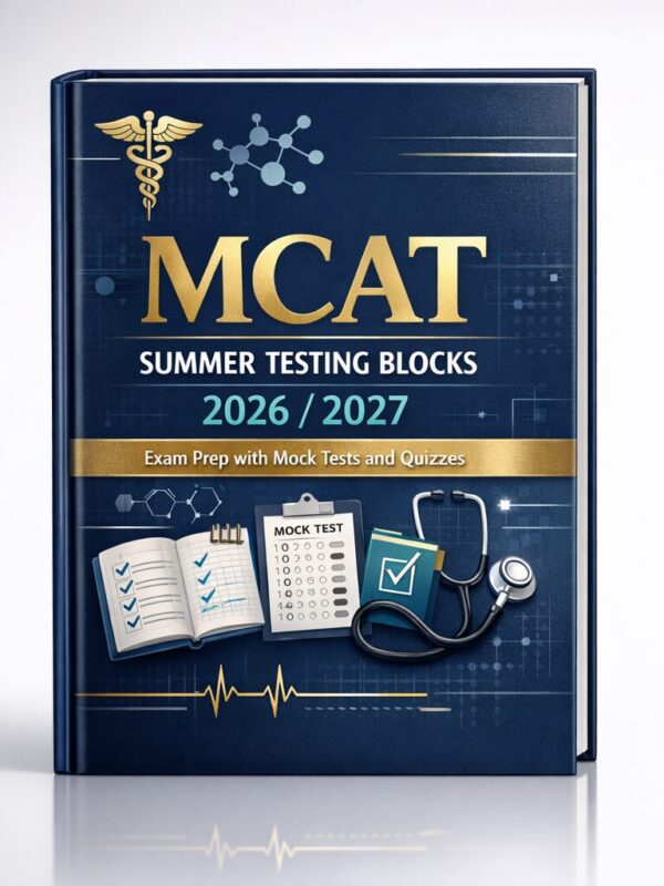 Premium portrai (21) MCAT Summer Testing Blocks 2026/2027: Exam Prep with Mock Tests and Quizzes