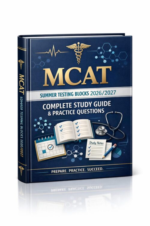 MCAT Summer Testing Blocks 2026/2027: Complete Study Guide & Practice Questions