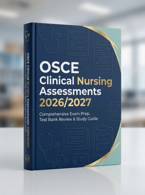 Premium portrai (26) OSCE Clinical Nursing Assessments 2026/2027: Comprehensive Exam Prep, Test Bank Review & Study Guide