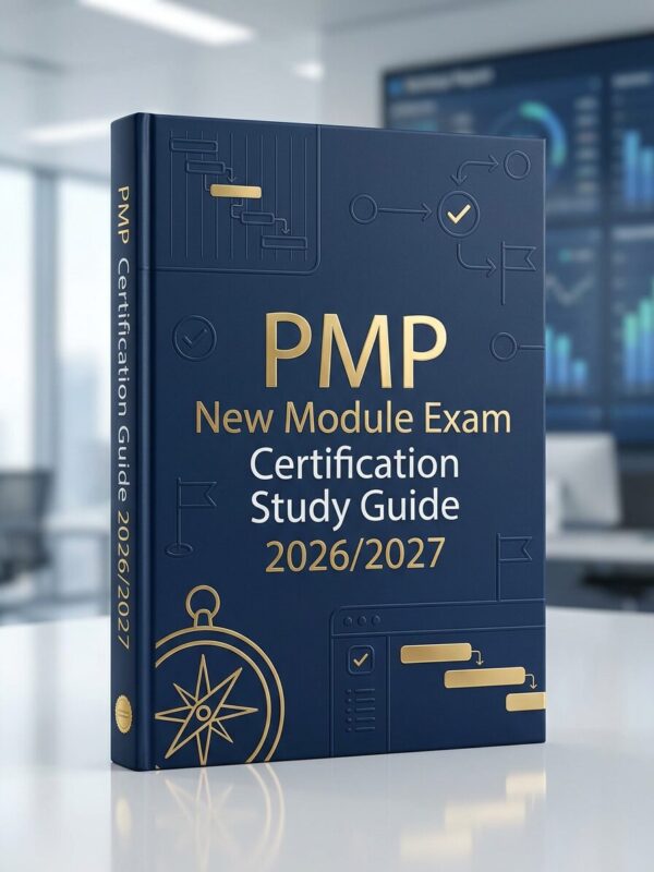 Premium portrai (29) PMP New Module Exam Certification Study Guide 2026/2027: Practice Tests, Quizzes & Test Bank Review