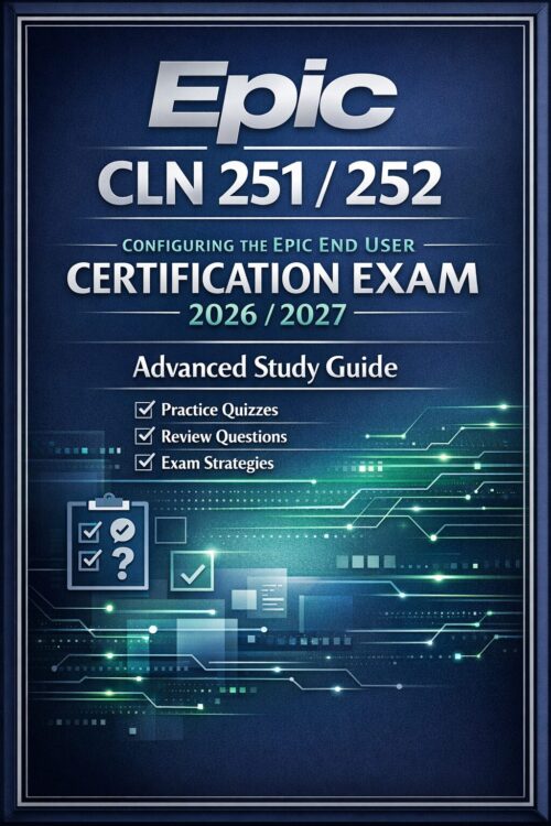 Premium profess (3) Epic CLN 251/252 End User Certification Exam Study Guide 2026/2027