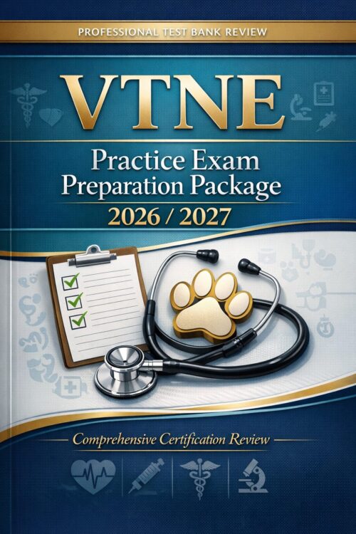 Premium veterin (5) VTNE Practice Exam Preparation Package 2026/2027 Professional Test Bank Review