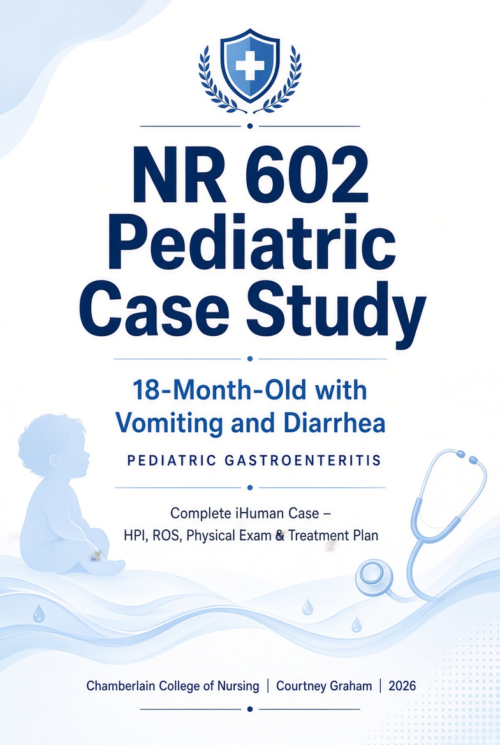 NR 602 Pediatric Primary Care